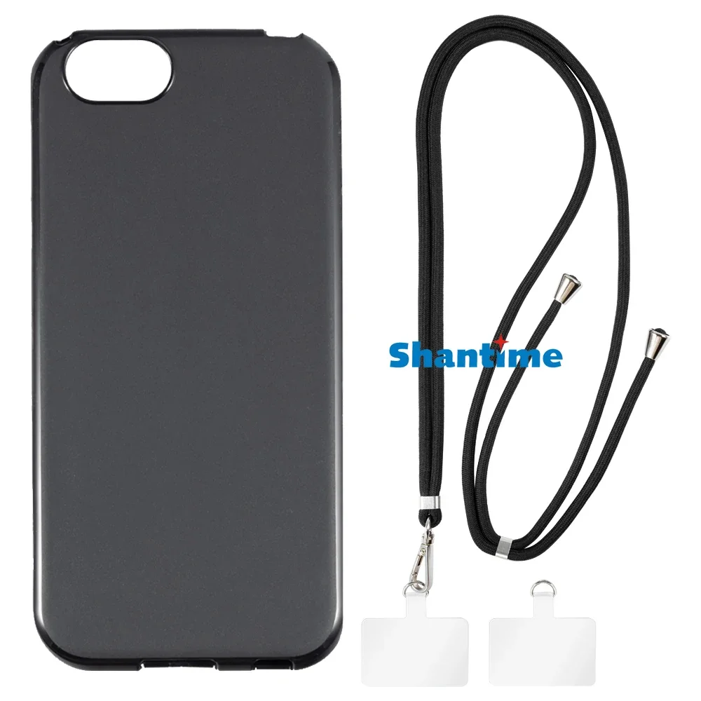 Подходит для Sharp Aquos R SH-03J SHV39 605SH чехол + регулируемые ремешки и разделители на шею/кросс-боди, силиконовый чехол из ТПУ