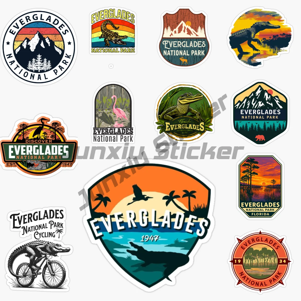 

Everglades National Park, Florida, USA Scenic Car Sticker Vinyl Self-Adhesive Decorative Decal