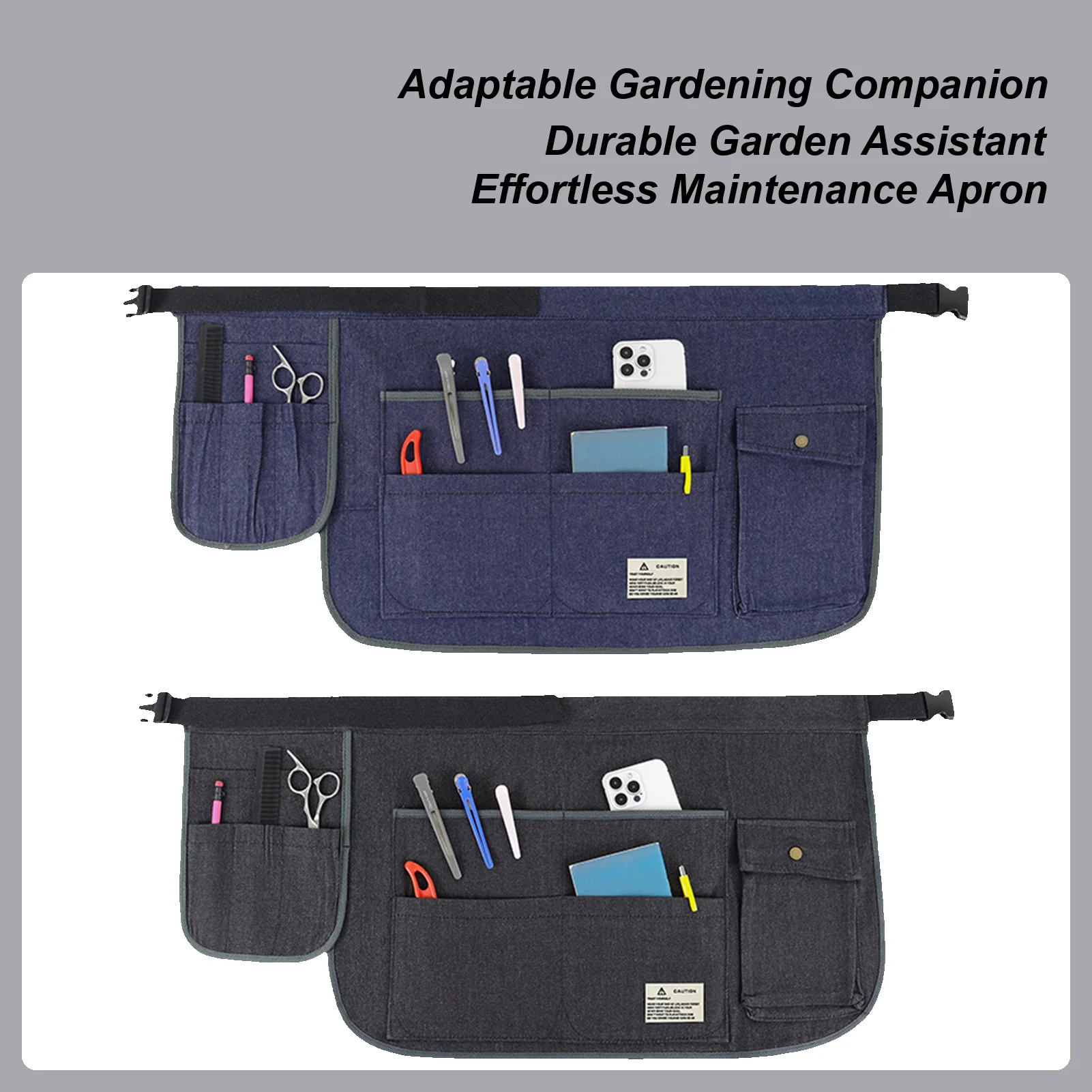 

Джинсовая сумка для хранения садовых инструментов, фартук, многоцелевой фартук на половину тела, сумка для хранения инструментов, мужские садовые рабочие фартуки с карманами