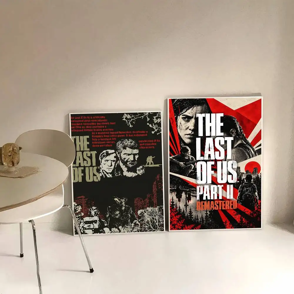 The Last Of Us MOVIE Anime Posters Sticky Decoracion Painting Wall Art White Kraft Paper Wall Decor