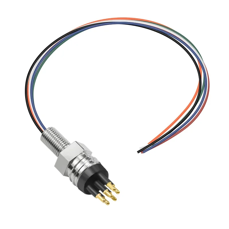 Pluggable Wet Cable Subsea Robot Connector 6 pin MCBH6M Waterproof Underwater Power Connectors Bulkhead Dummy plug Socket