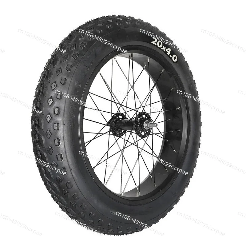 20x4.0 electric bicycle tire double spring airless tyre mountain bike off road shock absorbing comfortable replacement tire