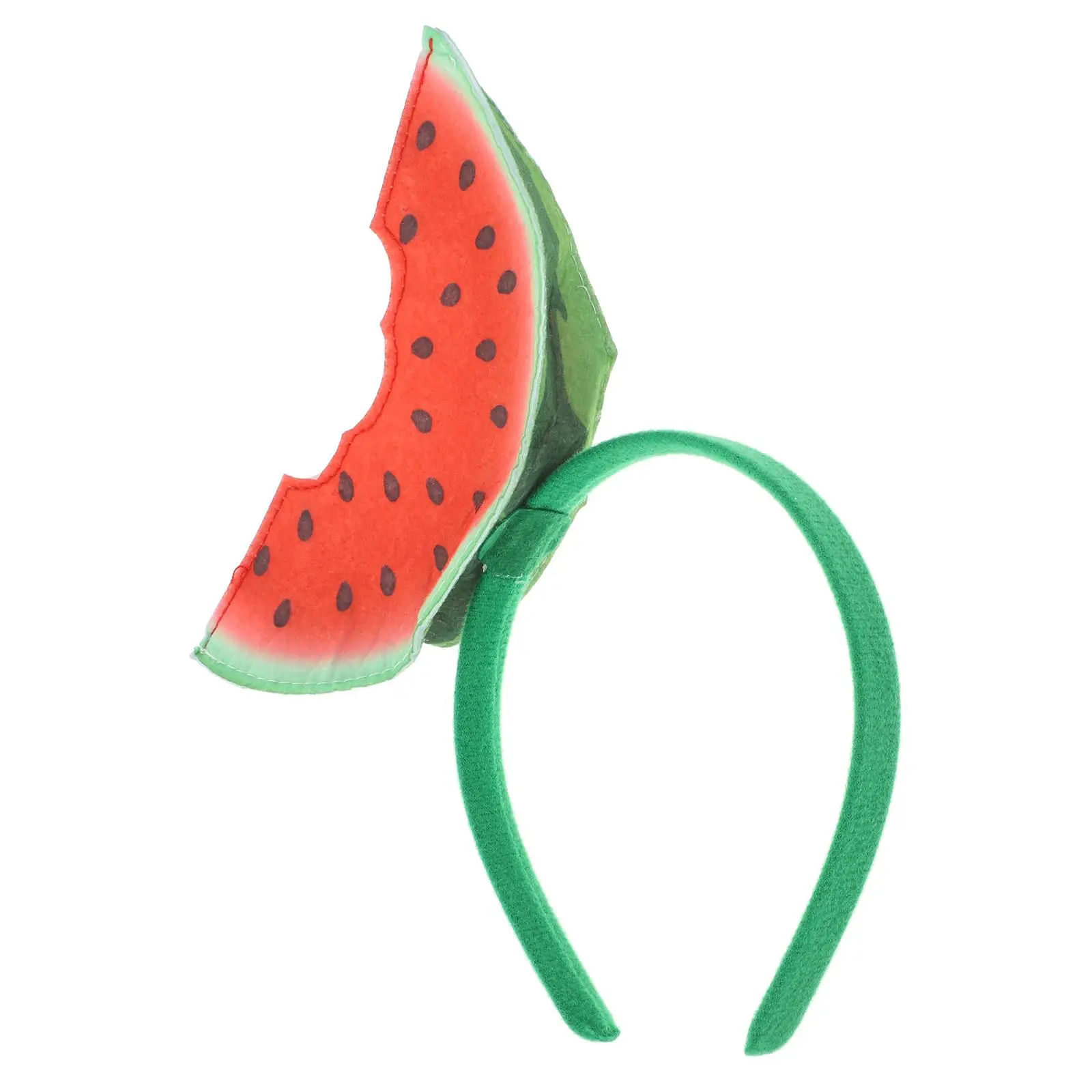 

Three Dimensional Watermelon Headband Summer Hair Accessories Party Headpiece Comfortable Material Women Girls Kids Felt Cloth