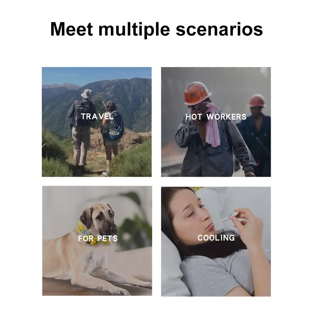 Poliéster Algodão Sports Headband, Acessórios para cabelo de alta qualidade Toalha de gelo multifunções