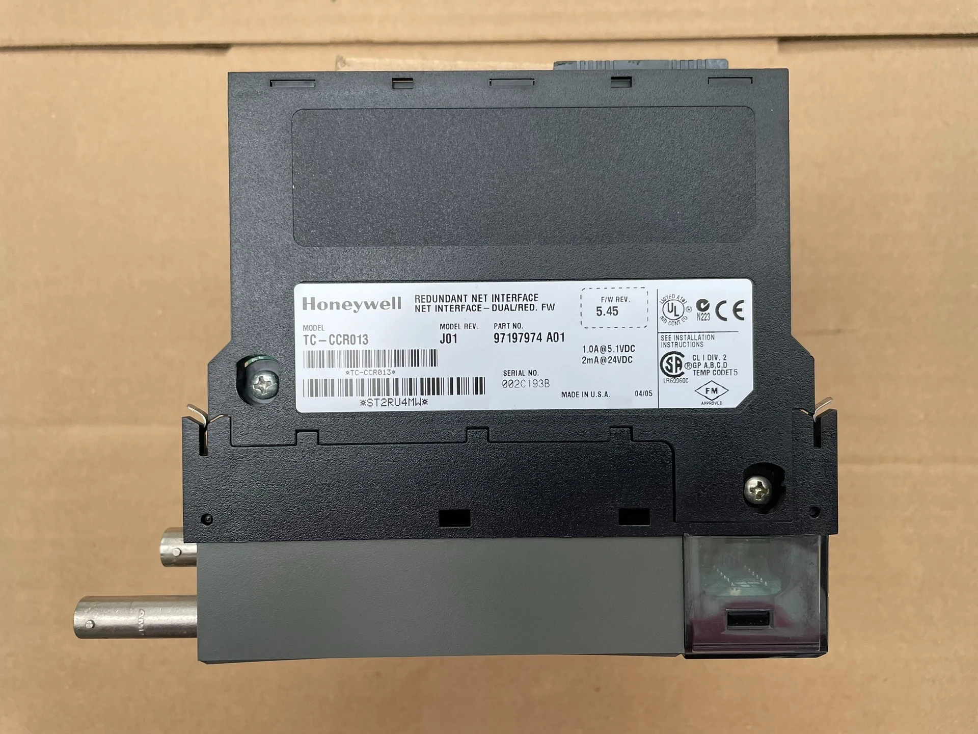 TC-CCR013 Disassemble The Honeywell PLC Module, The Function Is Intact, And The Price Is