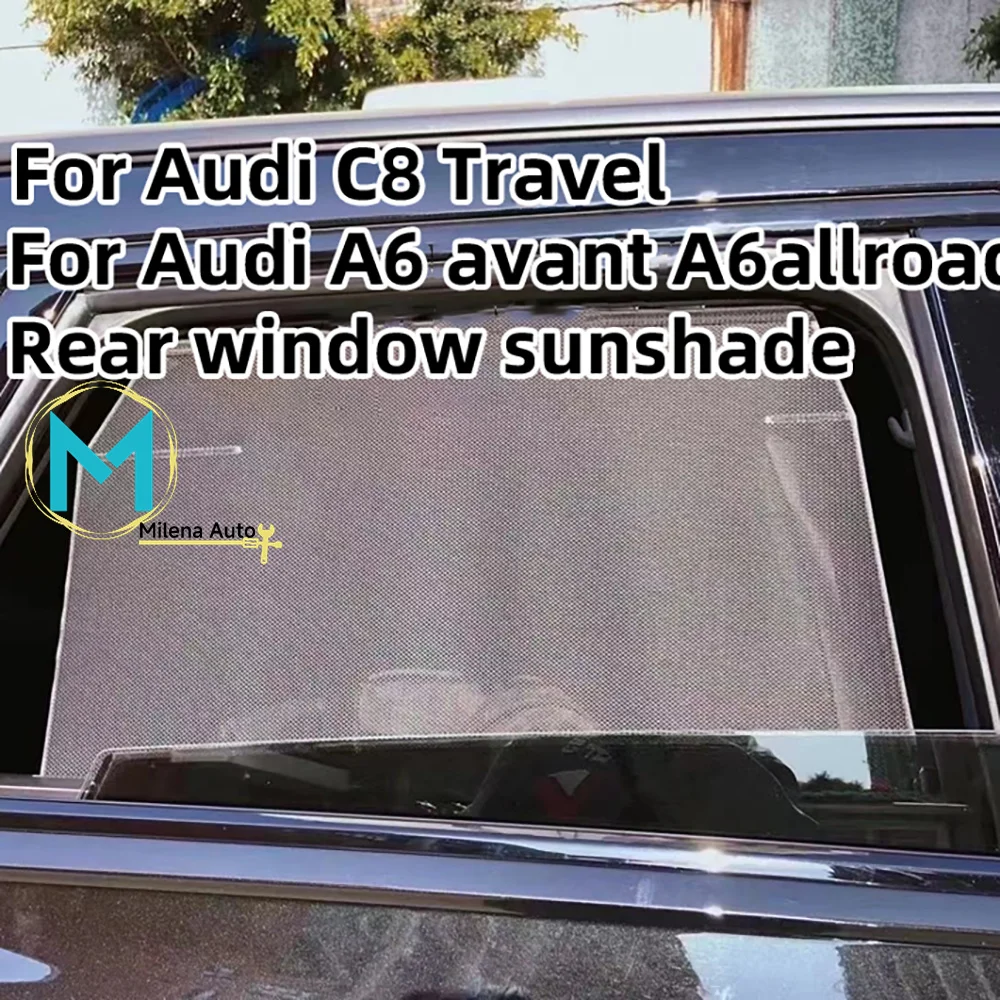 For Audi A6 C8  Allroad Rear Sunshade AVANT Retrofitted With Original Back Row Rear Privacy Curtain Accessories