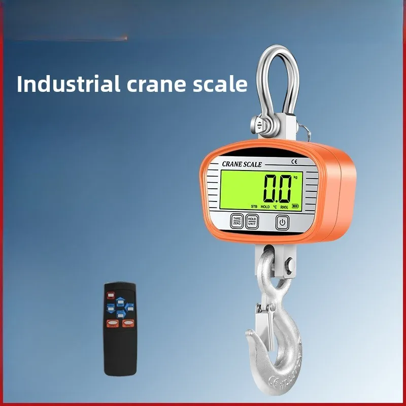 High Precision 2000KG Electronic Hanging Scale 1T2 Tons with Tensile Hook for Weighing Driving Scale Industrial Digital Load Cel