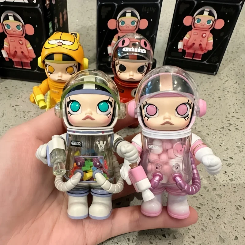 New Mega Space Molly 100% Series Third Generation Blind Box Cute Figures Mystery Box Collectible Model Dolls Birthday Toys Gift