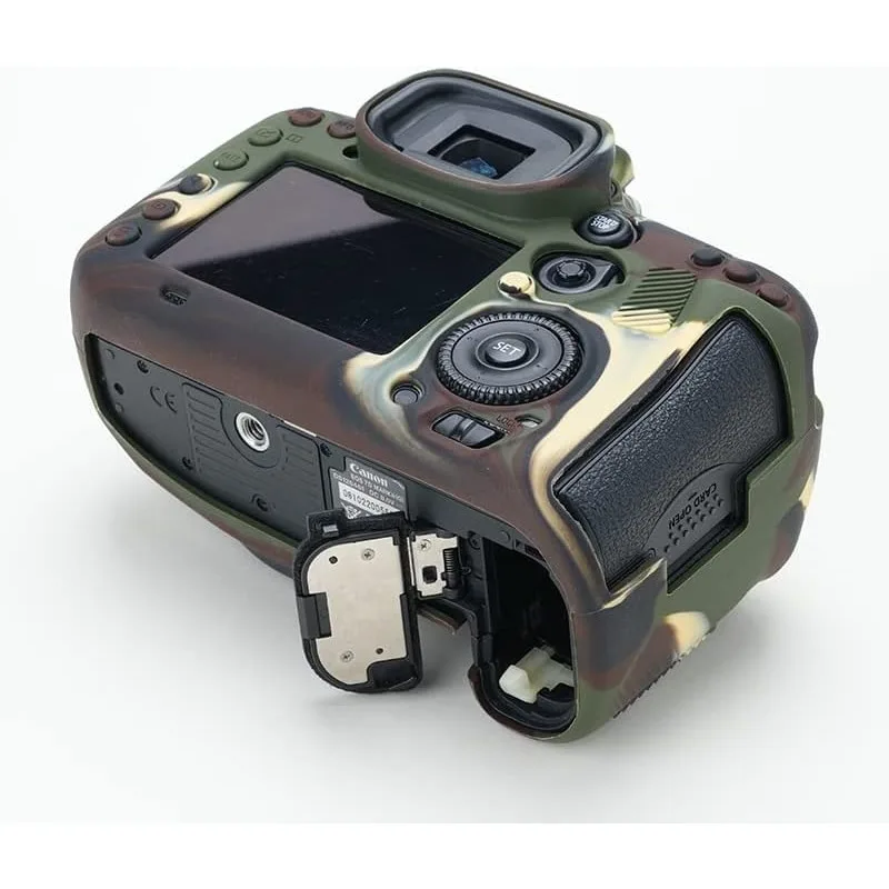 Silicone Camera Case Cover Housing Body Skin Full Body Protective Cases for Canon EOS 7D Mark II Digital SLR Camera