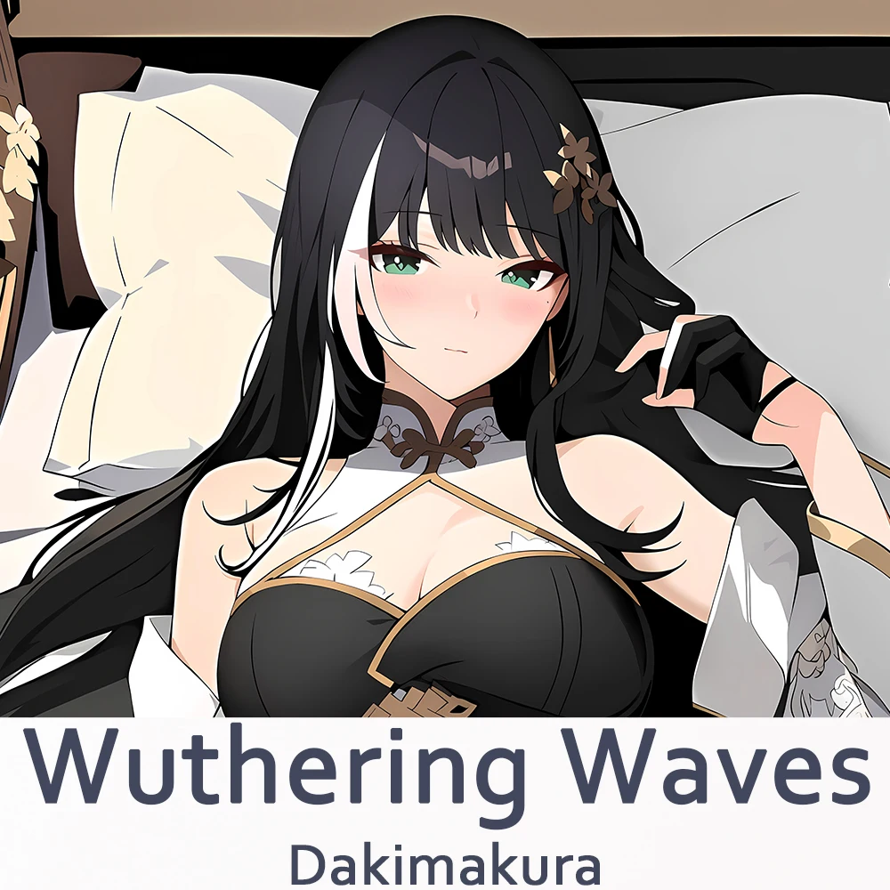 

Wuthering Waves Baizhi Dakimakura 2WAY обнимающая наволочка для тела аниме наволочка для подушки