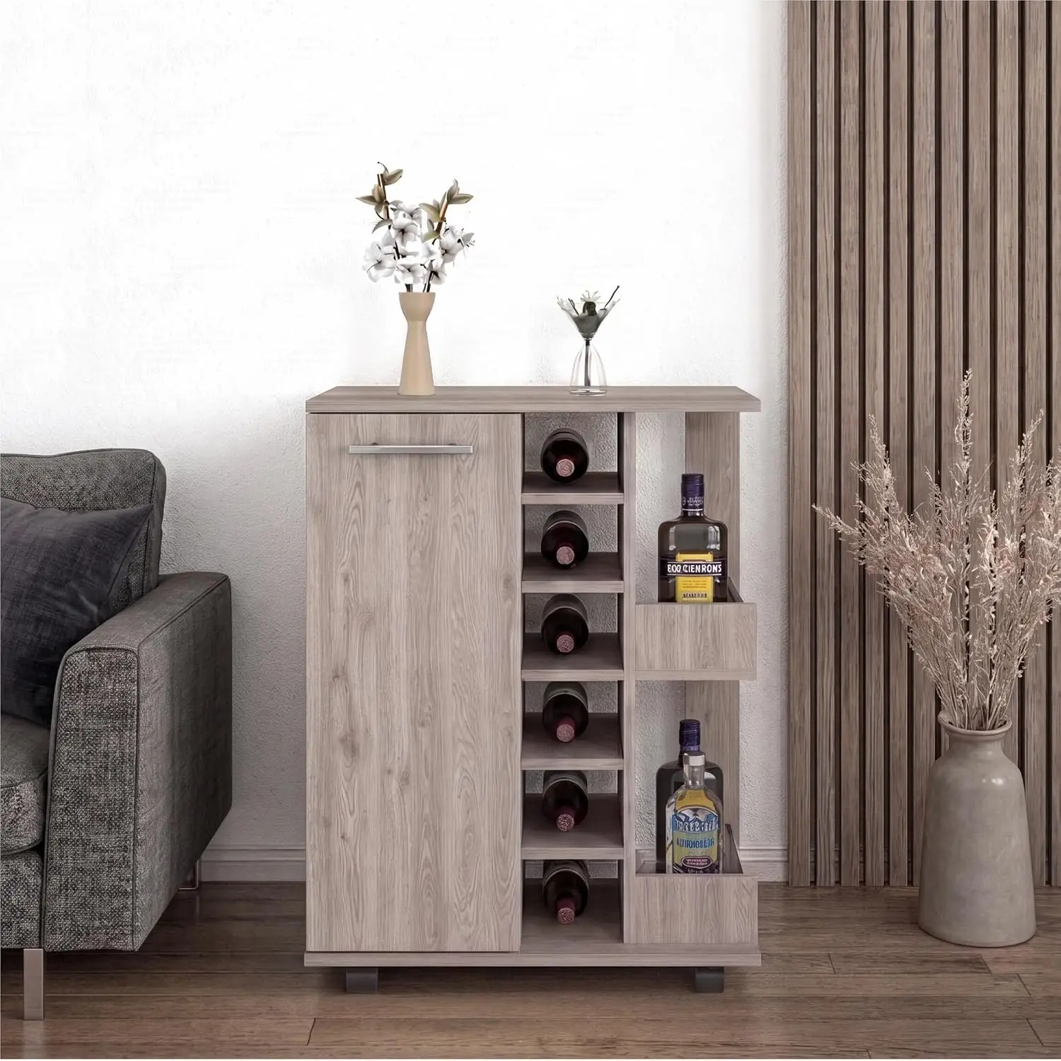 Rolling Bar Cart, 23.6