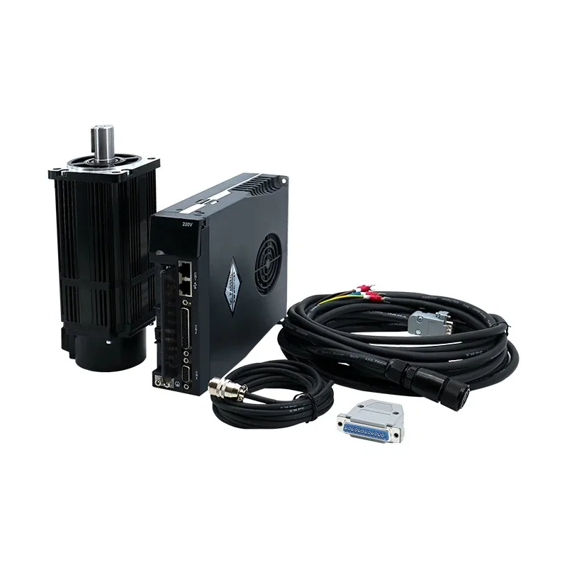 220V 750W 80ST-M02430 90ST-M02430 A1-SVD15 Servo motor 3000RPM 2.4 NM Single-Phase ac drive permanent magnet Matched Drive