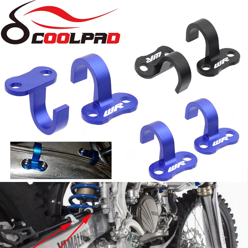 Направляющий зажим заднего тормозного шланга для YAMAHA WR 250F 450F 426F TTR, аксессуары для мотоциклов, зажимные линии Направляющий зажим заднего тормозного шланга для YAMAHA WR 250F 450F 426F TTR, аксессуары для мотоциклов, зажимные линии