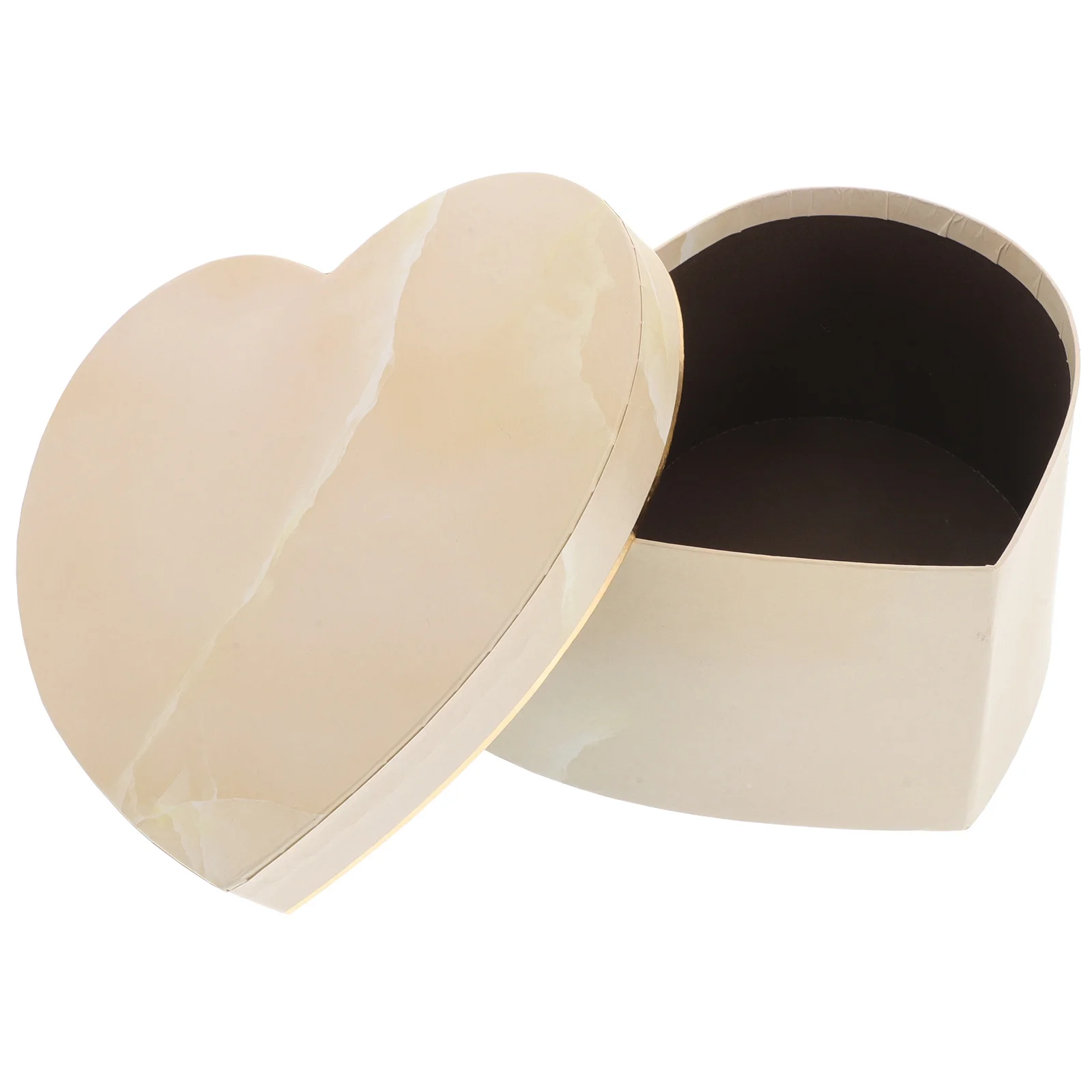 

3Pcs Heart Shape Marble Pattern Valentine Gift Box Elegant Packaging Box Romantic Design for Party Wedding