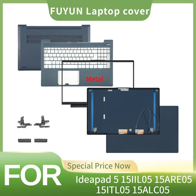 New Case For Lenovo Ideapad 5 15IIL05 15ARE05 15ITL05 2020 2021 Laptop Shell LCD Top Cover/Back Cover/Front Bezel/Hinges Metal
