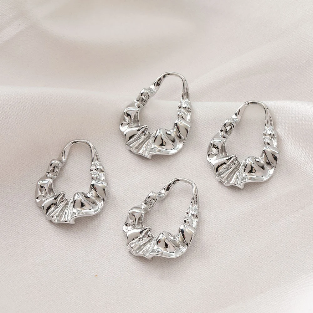 4PCS Niche Fold Dress Sash Belt Pendant Earrings DIY Making Supplies Jewelry Handmade Material Accessories