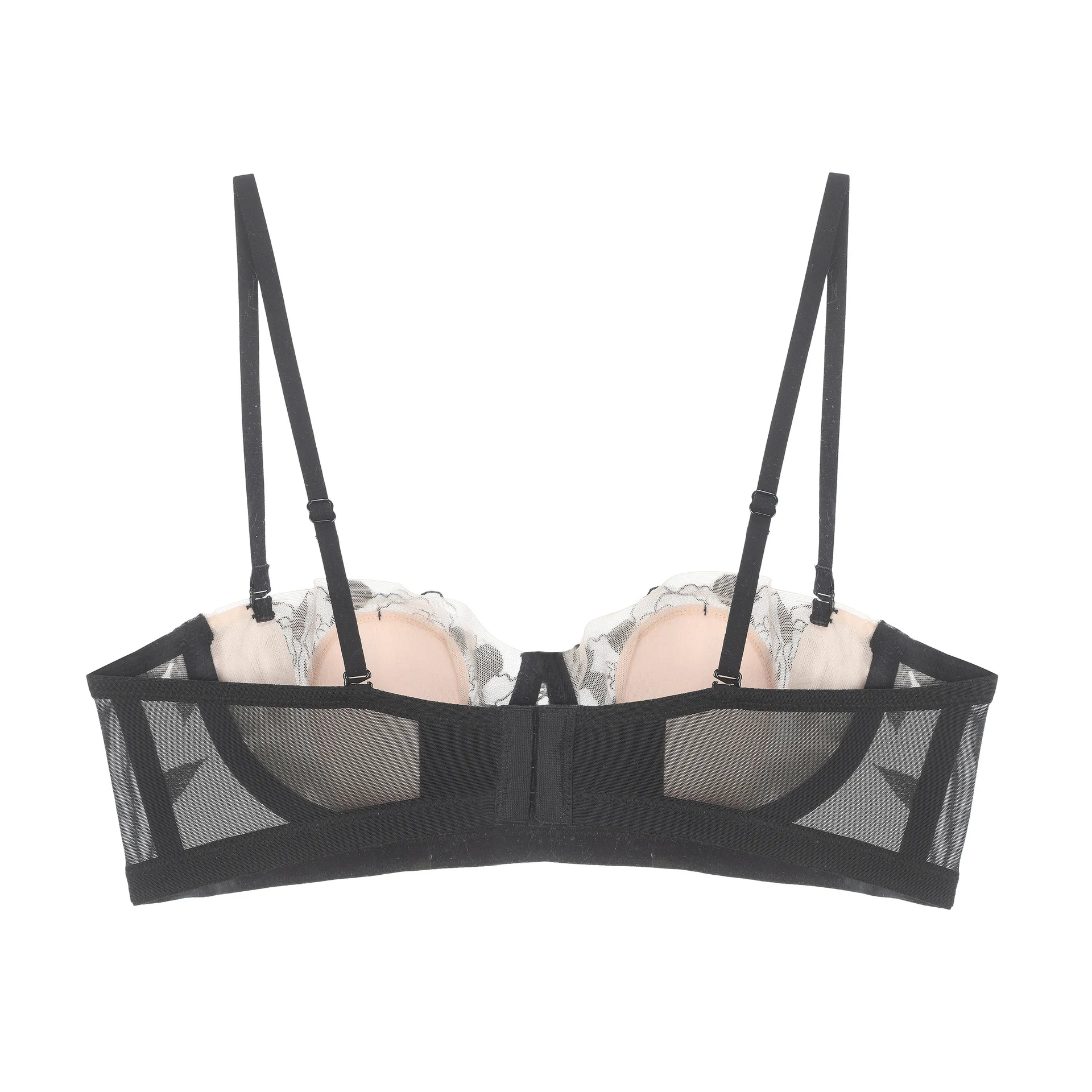 Purcoral Floral Rose Lace Balc - Demi Bra Balconette recension och pris