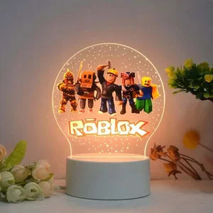 Roblox-Jogo Circundante Luz Noturna Bidimensional, Brinquedos Infantis, Presentes Criativos, Acessórios de Moda, Realidade Virtual 10 principais vendas acessorio roblox - №4