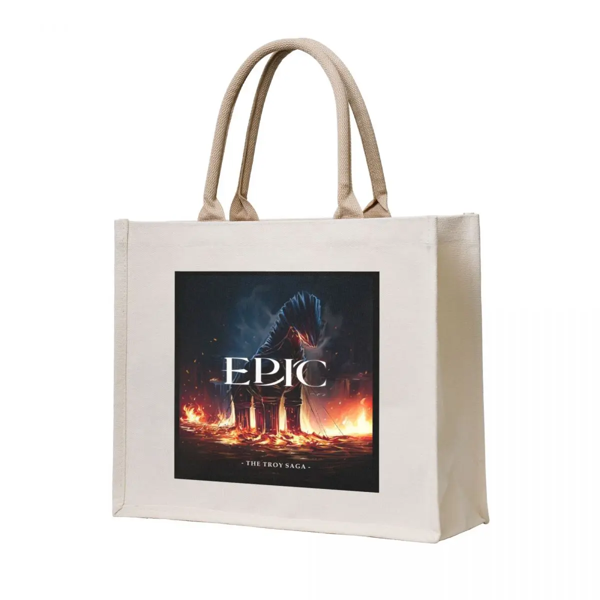 

Epic the Musical: The Troy Saga (Jorge's Version) Tote Bag Shopper handbag tote bag tote bags aesthetic reusable shopping bag