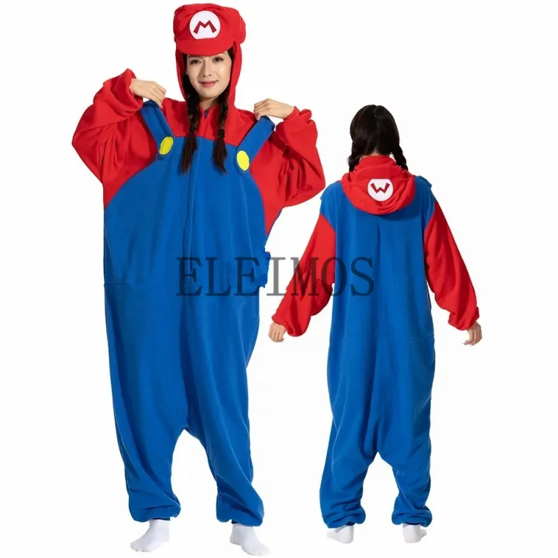 Favofans الكبار هالوين نيسيي الكرتون Yaoxi الأخضر الأحمر منامة للنساء الحيوان Kigurumi منامة ملابس منزلية تأثيري زي الحفلات