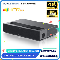 Formovie Theater Laser Projector 4K Ultra Short Throw 1800ISO Lumens Global Version For Home Cinema Smart Bluetooth Top Beamer