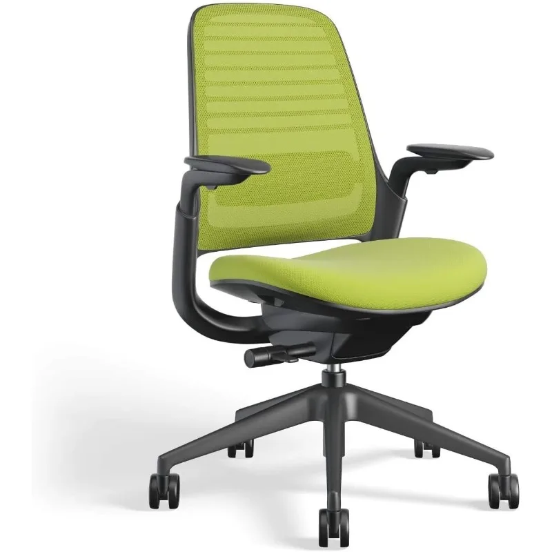 Series 1 Office Chair - Ergonomic Work Chair with Wheels for Carpet - Helps Support Productivity - Weight-Activated Controls