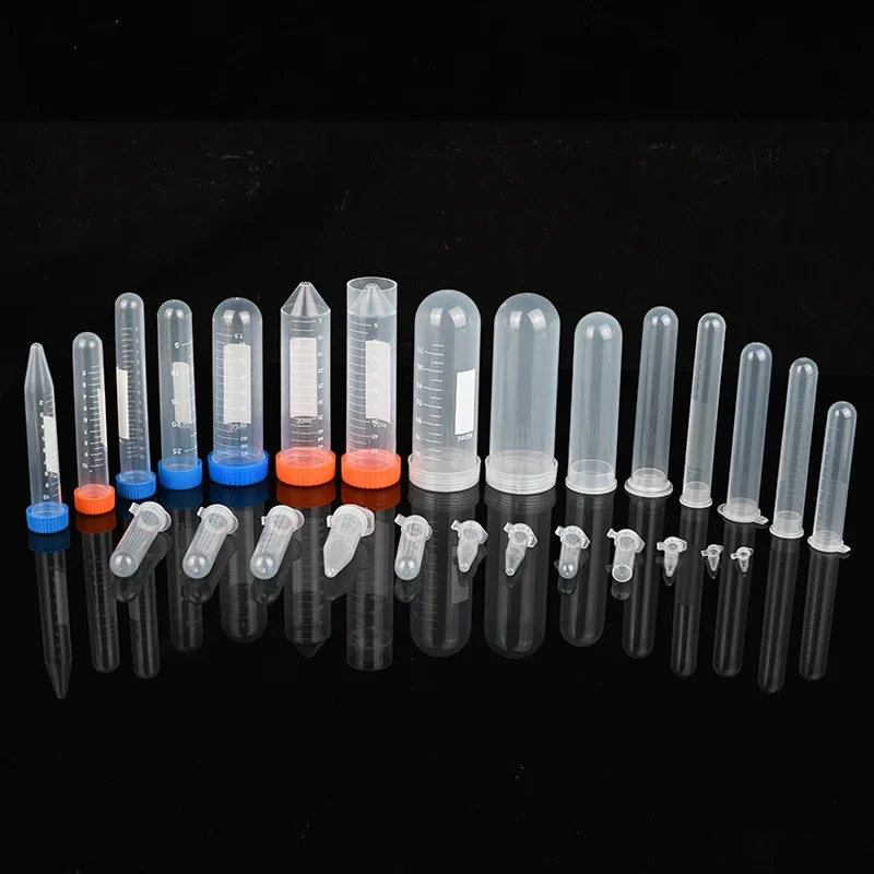 Transparent Plastic Graduated Bottle Thicken PP Material Round Sampl Bottom Tubes Disposable Laboratory Specific Centrifuge Tube