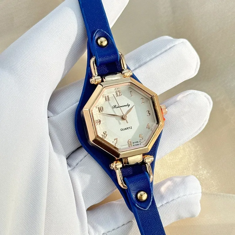 العلامة التجارية الفاخرة رقيقة حزام من الجلد النساء الساعات أنيقة السيدات ساعة اليد الكوارتز مهرجان هدية Reloj Mujer Relogios Feminino