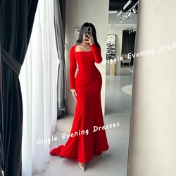 Giggle Crepe Sweetheart Close-Fitting Elegance Prom Gown Saudi Arab Summer Ankle-Length Evening Party Dresses for Women 2024