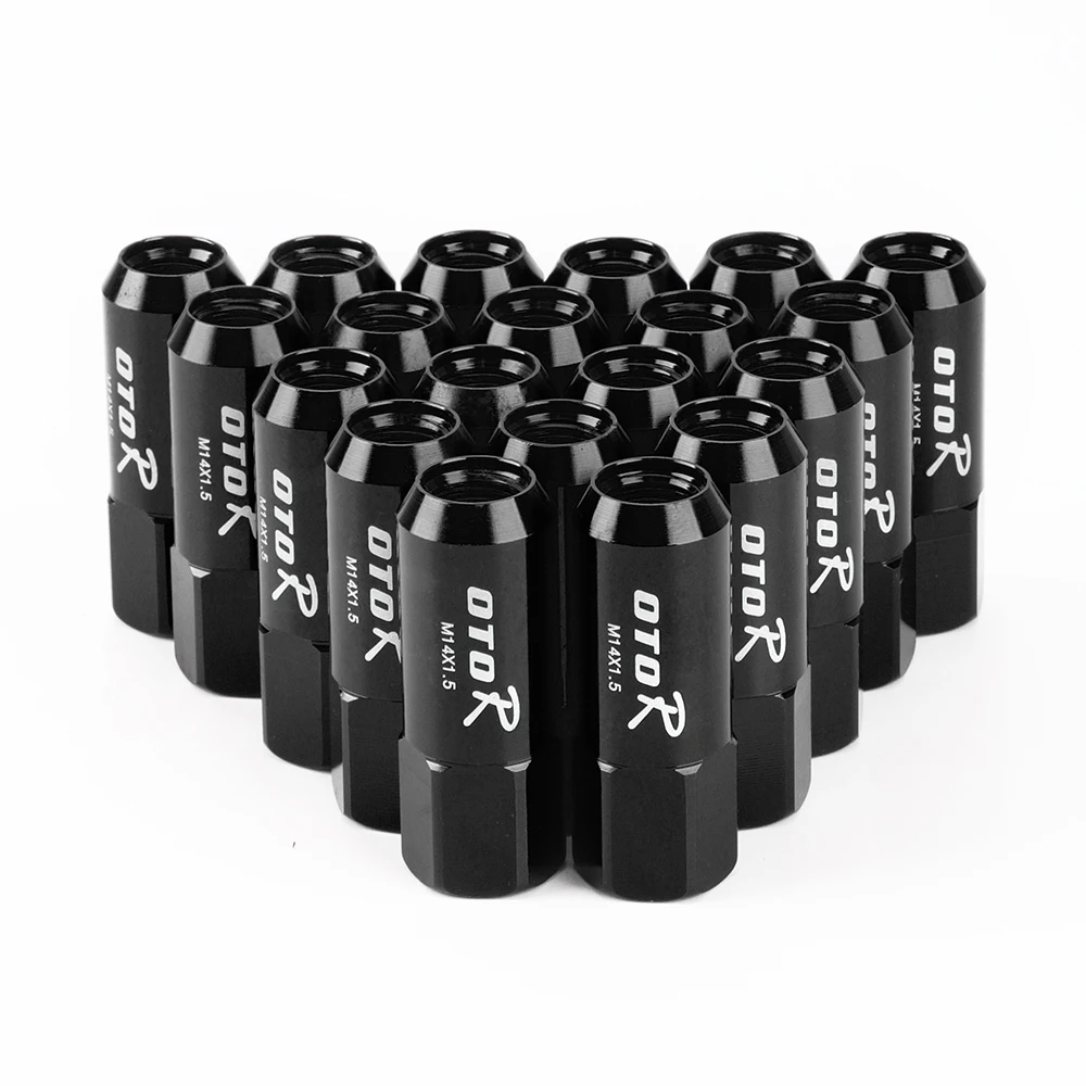 New Car 20PCS 60mm M14 X 1.5 Wheel Nuts Racing Lug Wheel Nuts Screw / Aluminum Lug nut