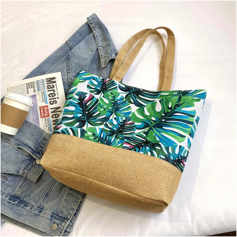 Summer Large Capacity Tote Bag Women Shoulder Bag Essential for Travel and Shopping Stylish Bag for Work Vacation Beach Handbags