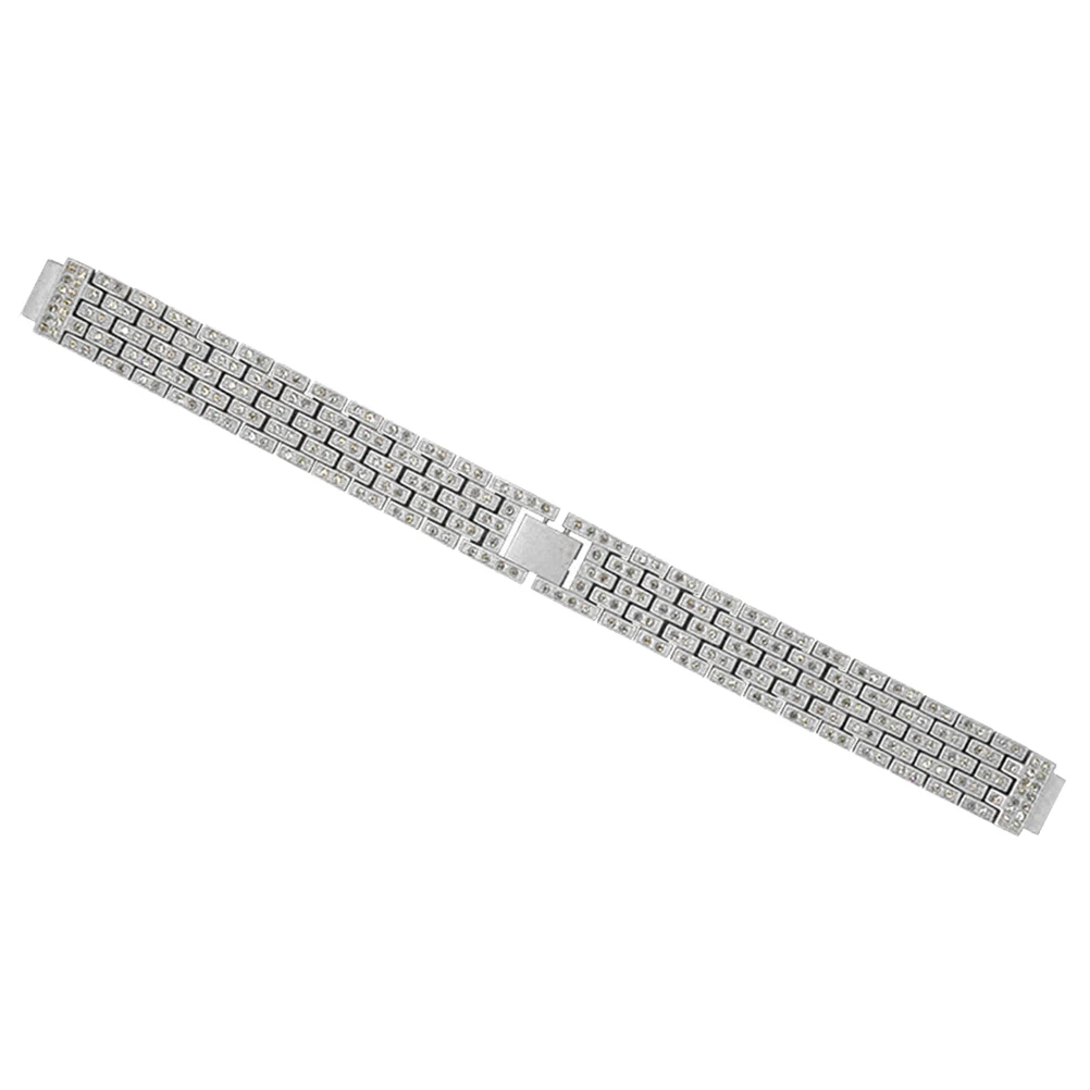

Metal Wristband Watchband for Replacement Strap Accessories Straps Bands Diamond