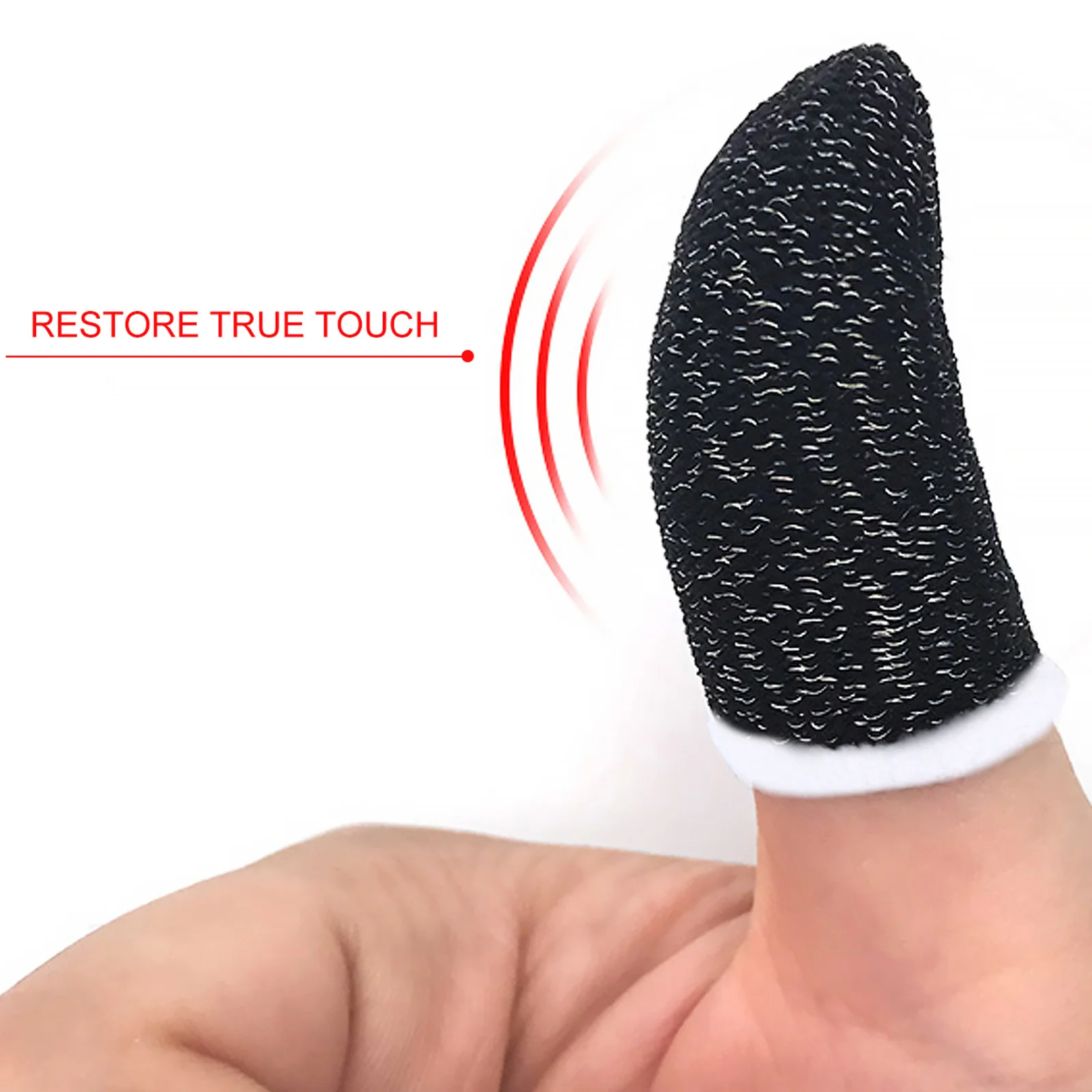 

20Pcs Gaming Finger Cover Breathable Sweat-Absorbing Thumb Sleeve for Phone Game Touch Screen Comfortable Fit Thumb Sleeve