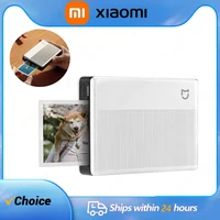 Xiaomi-impresora fotográfica de bolsillo Mijia, 1s, Bluetooth, impresión térmica, vídeo AR, tecnología sin tinta ZINK, impresión portátil para aplicación Mi home