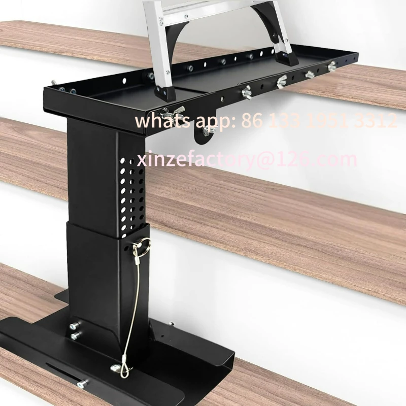 

Customizable ladder foot horizontal foot pads, support base expander retractable, folding