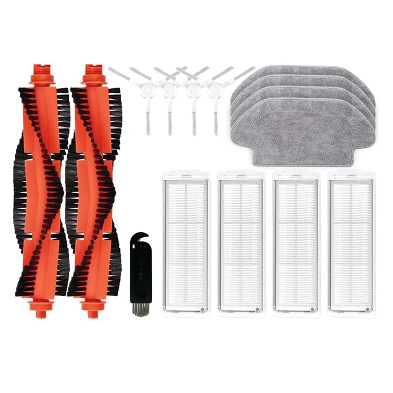 Für xiaomi mi roboter vakuum mopp 2s/mop p/mop pro/xmstjqr2s/stytj02ym hauptseiten bürste hepa filter mop zubehör