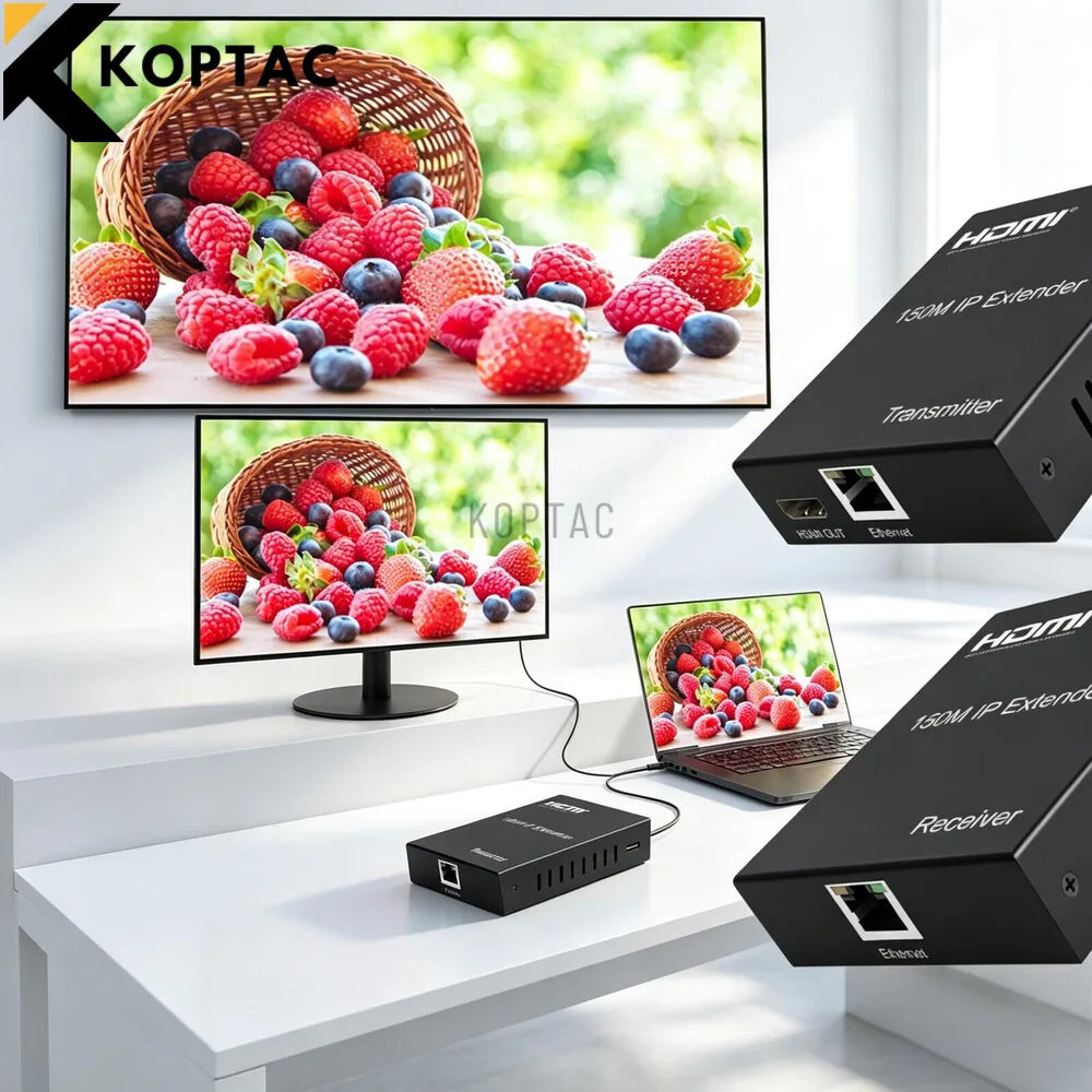 cavo-ethernet-hdmi-cat6-ip-150m-200m-trasmettitore-e-ricevitore-audio-video-per-collegare-laptop-e-pc-alla-tv