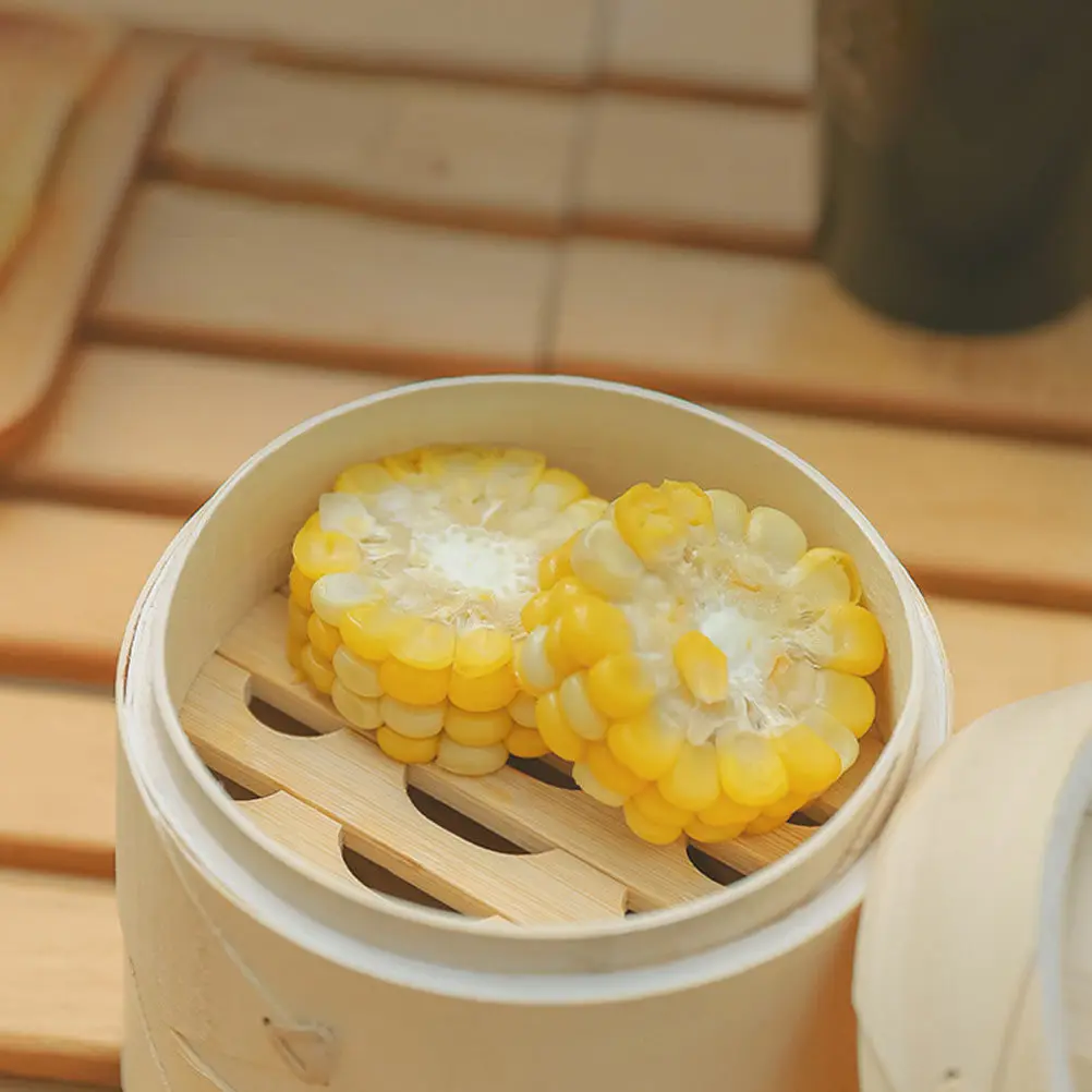 Premium Bamboo Steamer Basket 3 Tier Airtight Steaming Tool for Chinese Food Dumplings Buns Meat Seafood Retains Nutrients