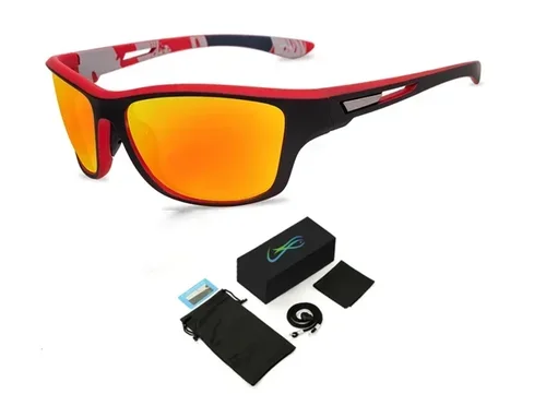 Imagen 2 del producto Gafas de sol polarizadas para pescar, gafas de sol clásicas para conducir para hombre, gafas de sol masculinas, gafas de sol de viaje Vintage, gafas de sol