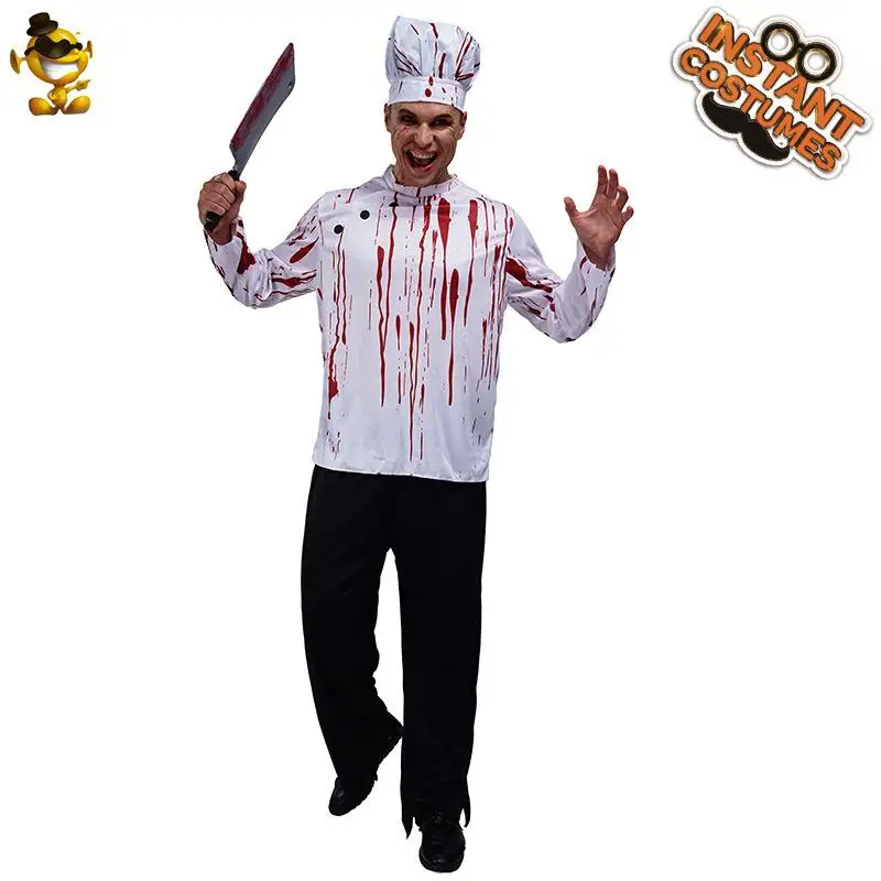New Men's Horror Doctor Costume loween Par Stage Performance Cosplay Outfit Bloodthirs Medical Attire for Men
