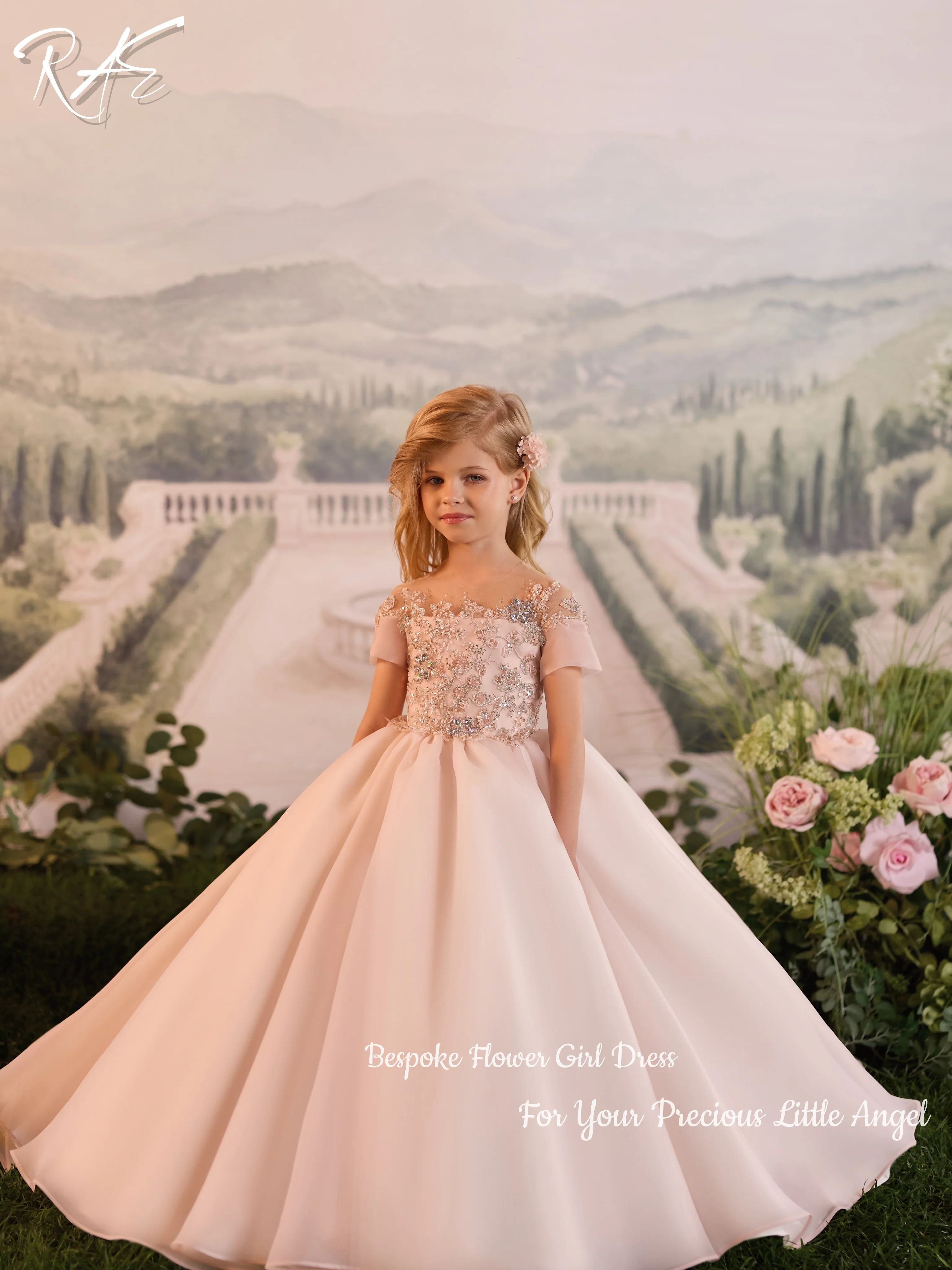 robe-elegante-a-col-haut-et-a-fleurs-pour-filles-pour-mariage-anniversaire-concours-robes-formelles-ligne-a-en-dentelle-avec-cape-en-tulle-princesse-pour-enfants