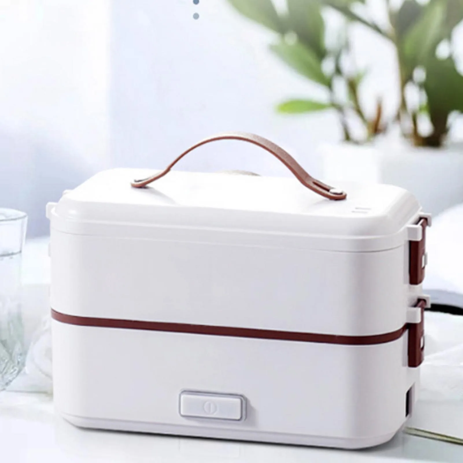 Electric Lunch Box Multifunctional Constant Temperature Heating System Safe Portable Heated Food Warmer for Office