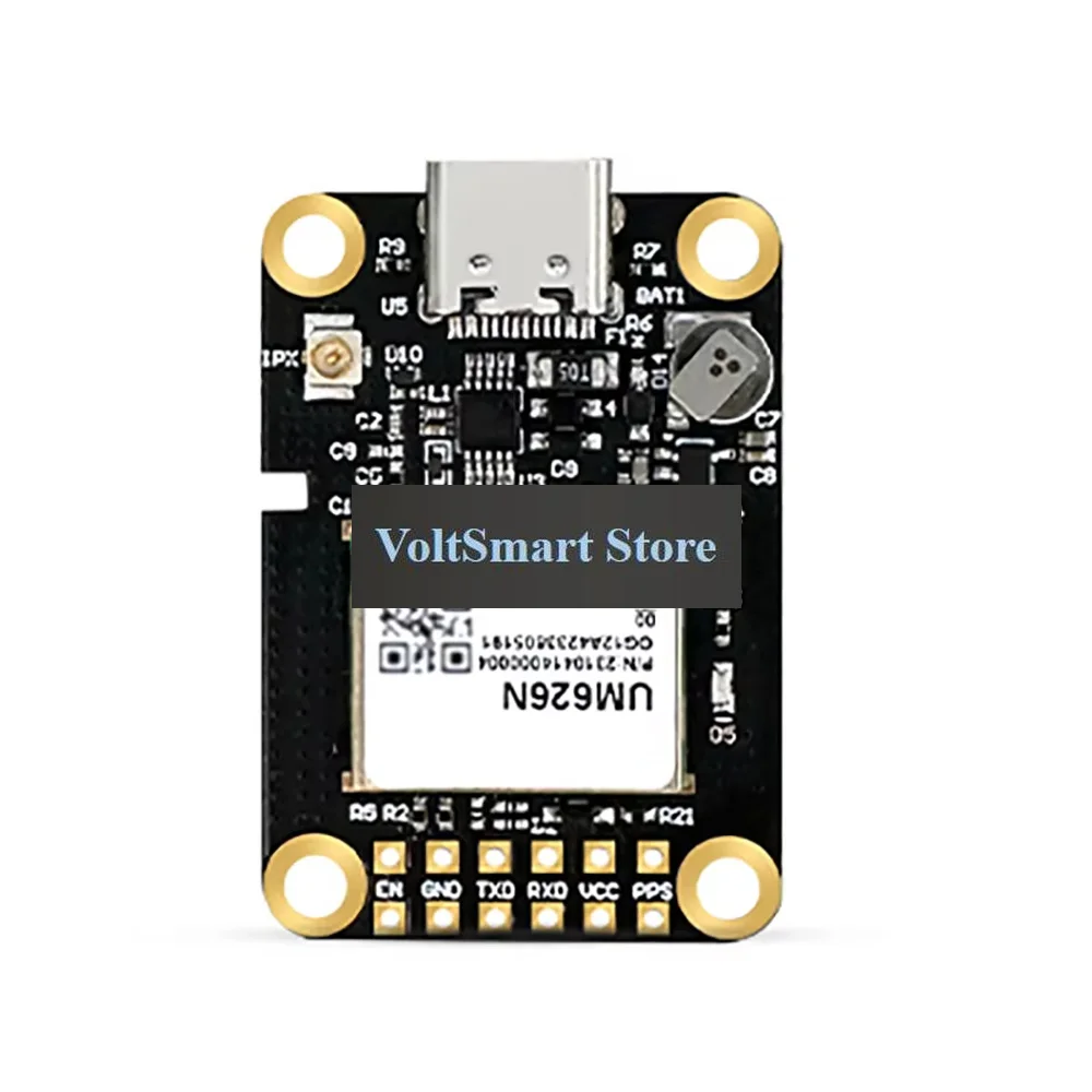 VoltSDual-frequency Multi-system Centimeter-level RTK Tracking Positioning GNSS Module UM626N GPS L1 L5 Base Station 10Hz Raw Ou