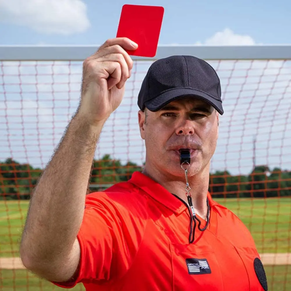 PVC Soccer Referee Cards Set, Red and Yellow Penalty Cards, Football Match Training Tool, Sports Supplies 7x11cm 2 Pcs 4 Pcs 8Pc