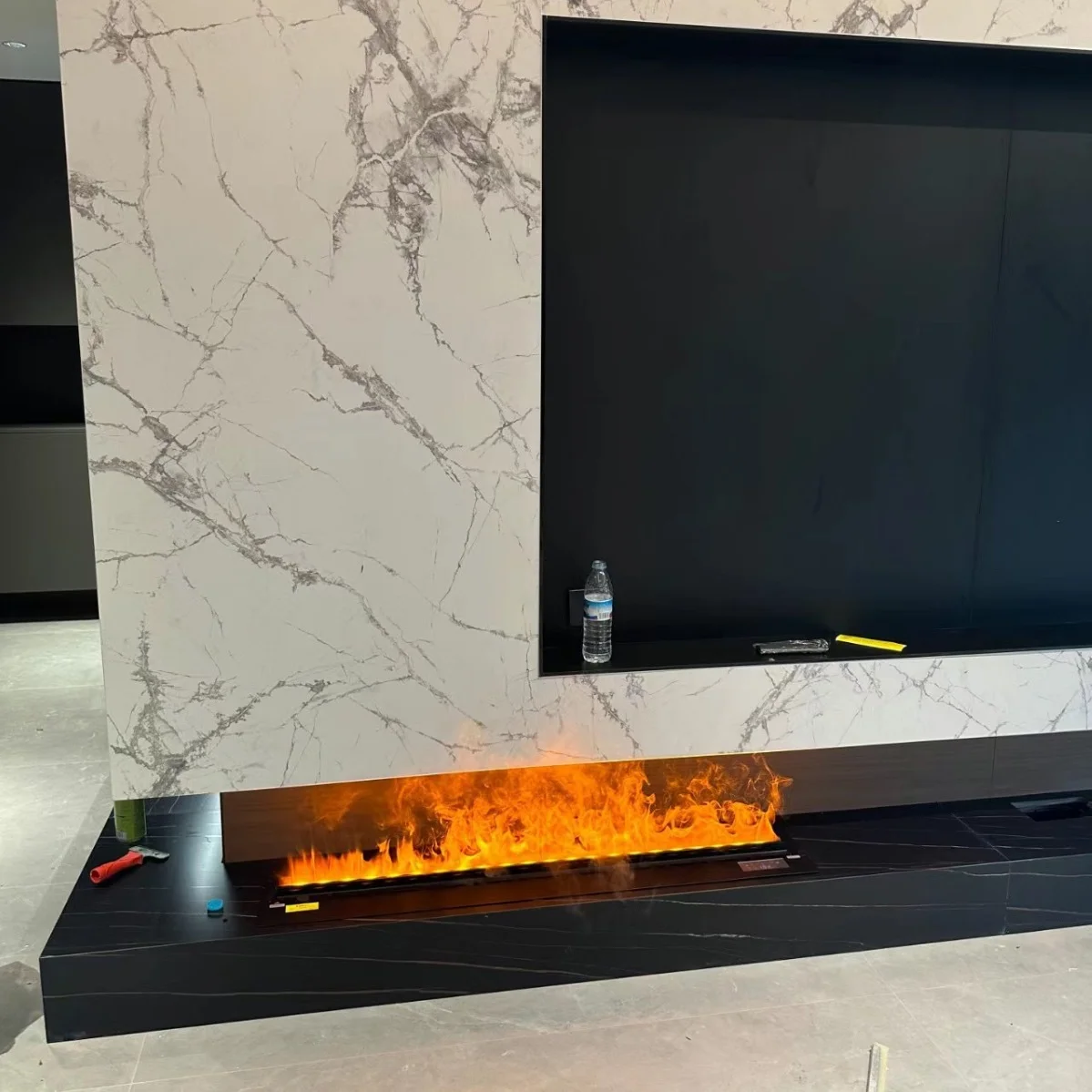 5 Years Warranty Length  3d water steam atomized electric led fireplace 150 cm