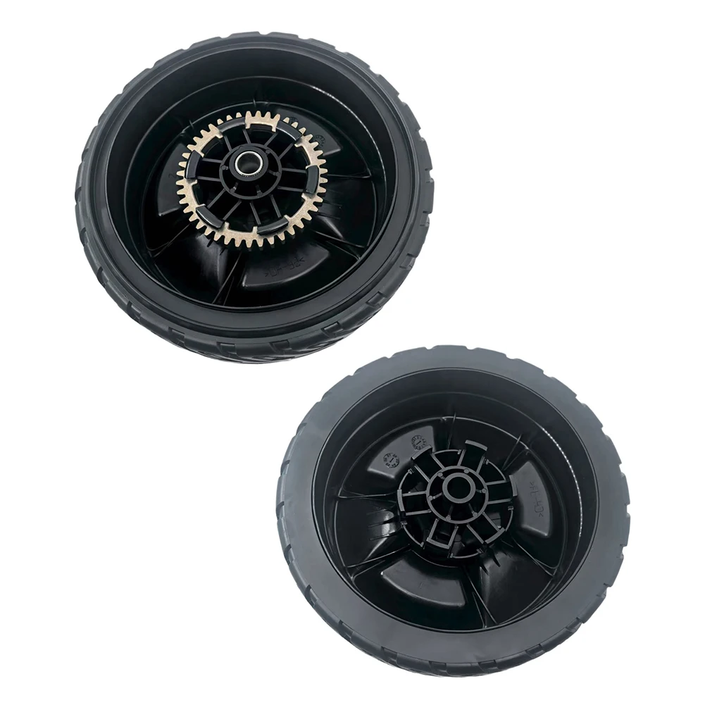 

Complete 8 Inch Lawn Mower Wheels and Drive Gear Kit for Honda HRN216 Series Including 42661 VE2 800 Gears and Transmission Keys