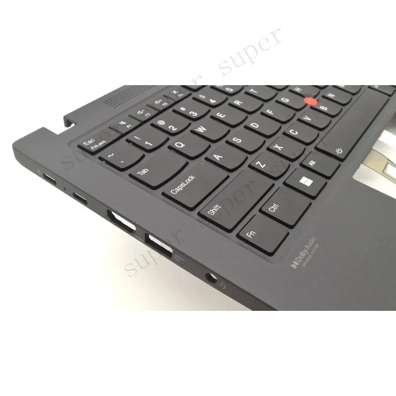 New 5M11G26897 5M11G26899 5M11G26902 5M11G26904 Black For ThinkPad T14s Gen 3 Palmrest Us Keyboard Bezel Upper Case