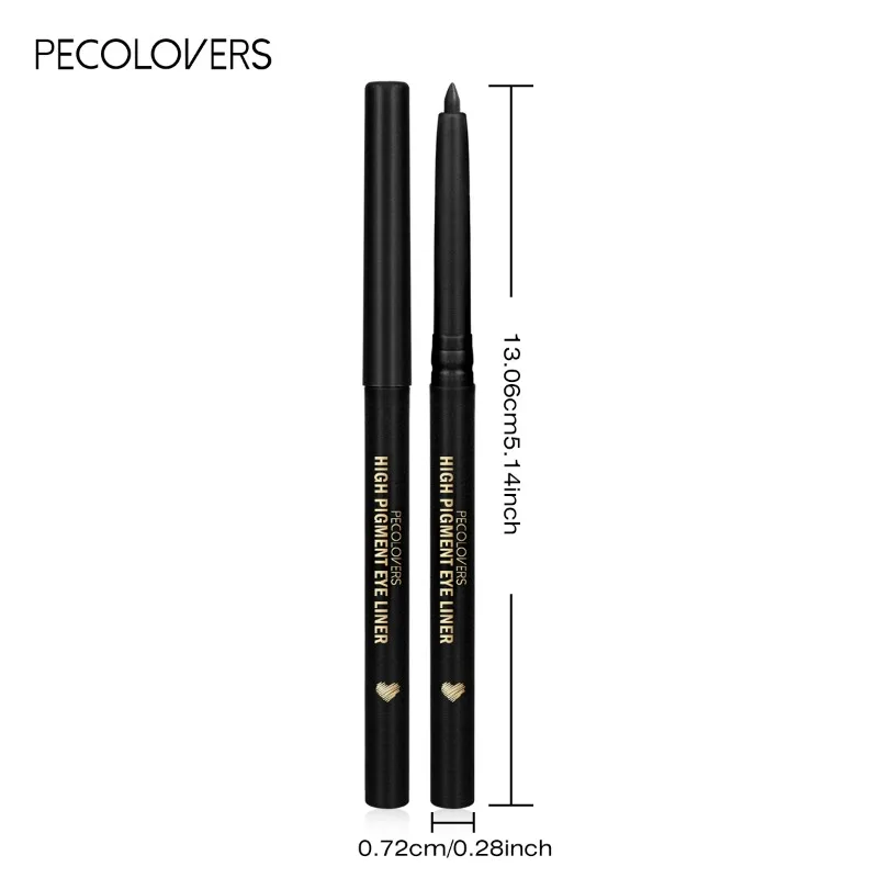 Stylo Eyeliner de couleur soyeuse imperméable, facile à glisser, riche en couleur, Anti-taches, adapté aux Festivals de musique et aux fêtes, 1 pièce