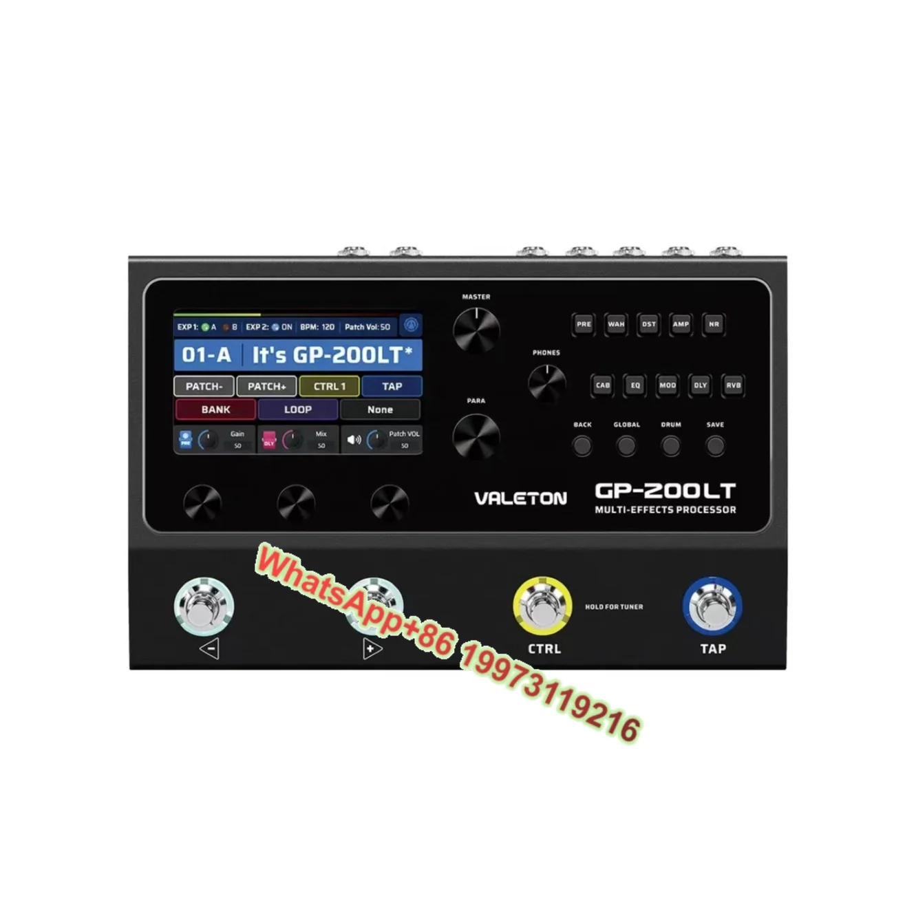 

Valeton GP200LT/GP 200LT/GP 200 LT Multi-effects Pedals Guitar Processor Electric Guitar Effects Pedal Multi Effect for GP-200LT