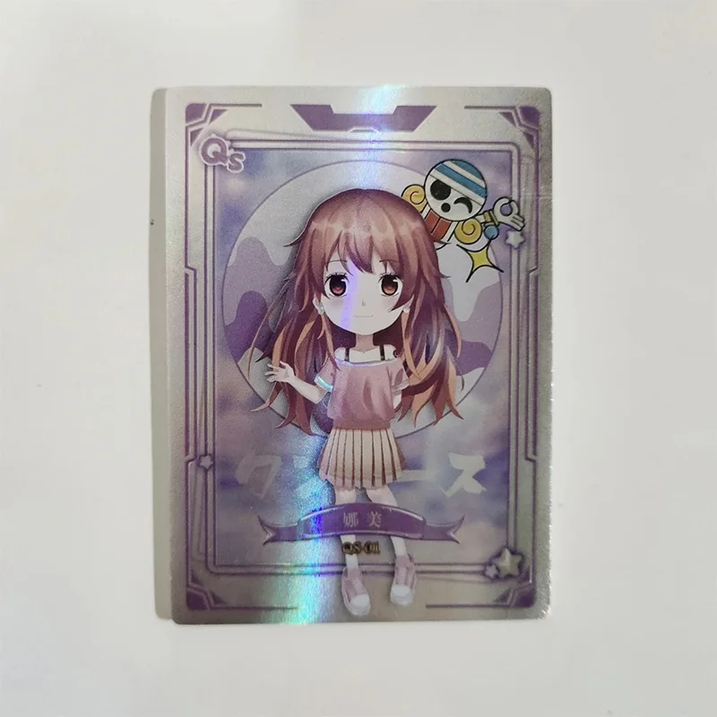 Anime One Piece QR QS TR Cards Luffy Sanji Zoro Ace Nami Robin Hancock Collection Cards Christmas Birthday Gifts Children's Toys